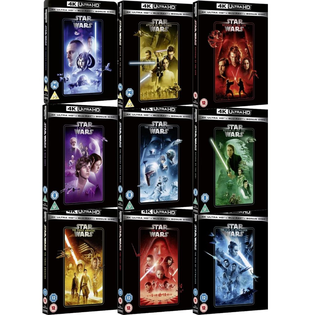 STAR WARS 4K 1-9 FILMS (1977-2015) 4K สตาร์ วอร์ส รวมชุด 1-9