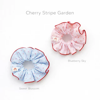 ยางรัดผม+ที่เก็บสายชาร์จ •BK-TIN HANDMADE• Cherry Matching Set 🍒
