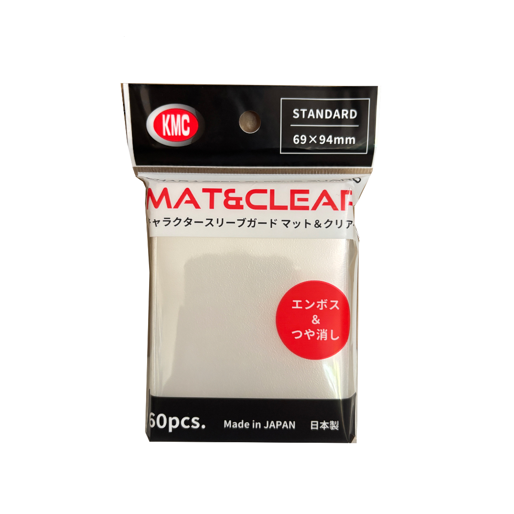 "ซองคลุมสลีฟ" KMC CSG Mat&Clear หน้าใสหลังด้าน ขนาด69*94mm. (KMC CSG Mat&Clear Outer - 60CT)