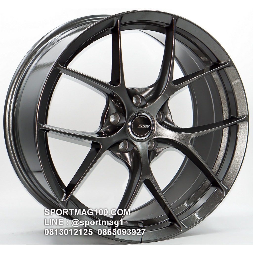 ล้อแม็กซ์ SSW FIR S376 ขอบ18นิ้ว 5รู108 สีกันเมทาลิก ขอบ8.5นิ้ว Offset38 [17779]