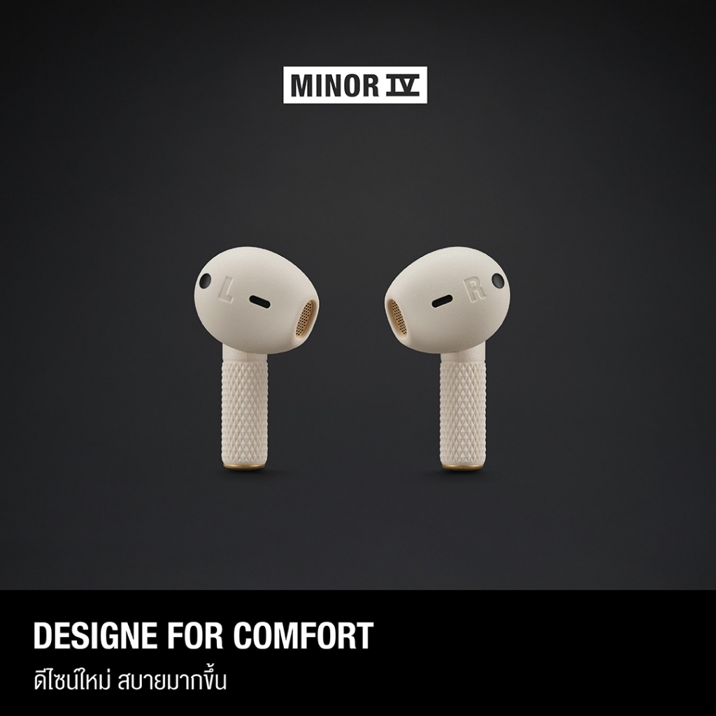 [NEW COLOUR] MARSHALL Minor IV Cream - รับประกัน 1 ปี + ส่งฟรี - หูฟังบลูทูธ, หูฟังไร้สาย, true wireless tws - รูปที่ 4