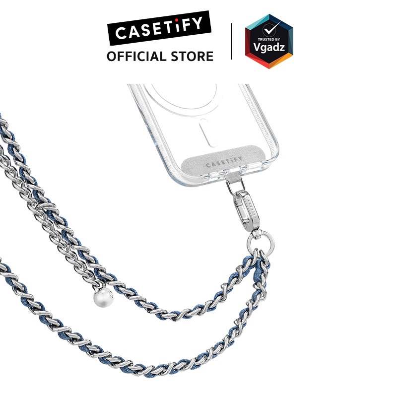 Casetify สายคล้อง รุ่น Denim Cross-body Chain