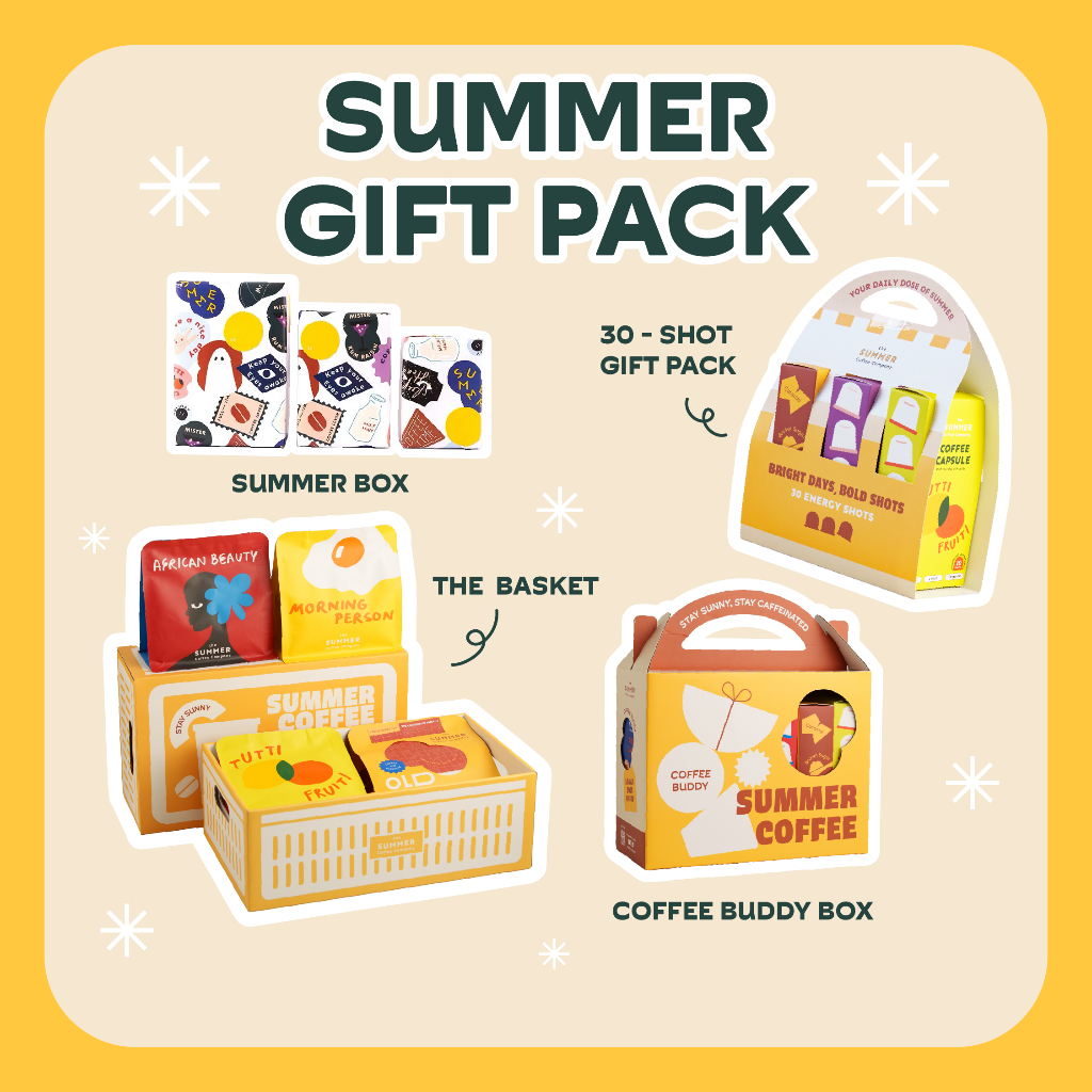 บริการห่อของขวัญ "The Summer Coffee Collection "