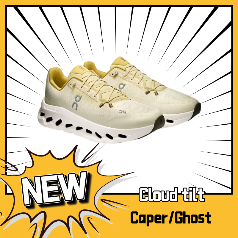 On Cloudtilt Caper-Ghost Men's Casual Sneakers Full size range 40-45
