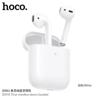 HOCO หูฟังไร้สาย TWS Bluetooth 6.0 ไมโครโฟนในตัว เสียงคุณภาพดี น้ำหนักเบา พกพาง่าย EW91