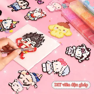 🔥 【ลูกกลมประสาน/เซ็ตครบ 96 สี】มากกว่า 58,000 เม็ด | ชุดเครื่องมือครบครัน | สร้างศิลปะพิกเซล DIY สำหรับเด็กและผู้ใหญ่