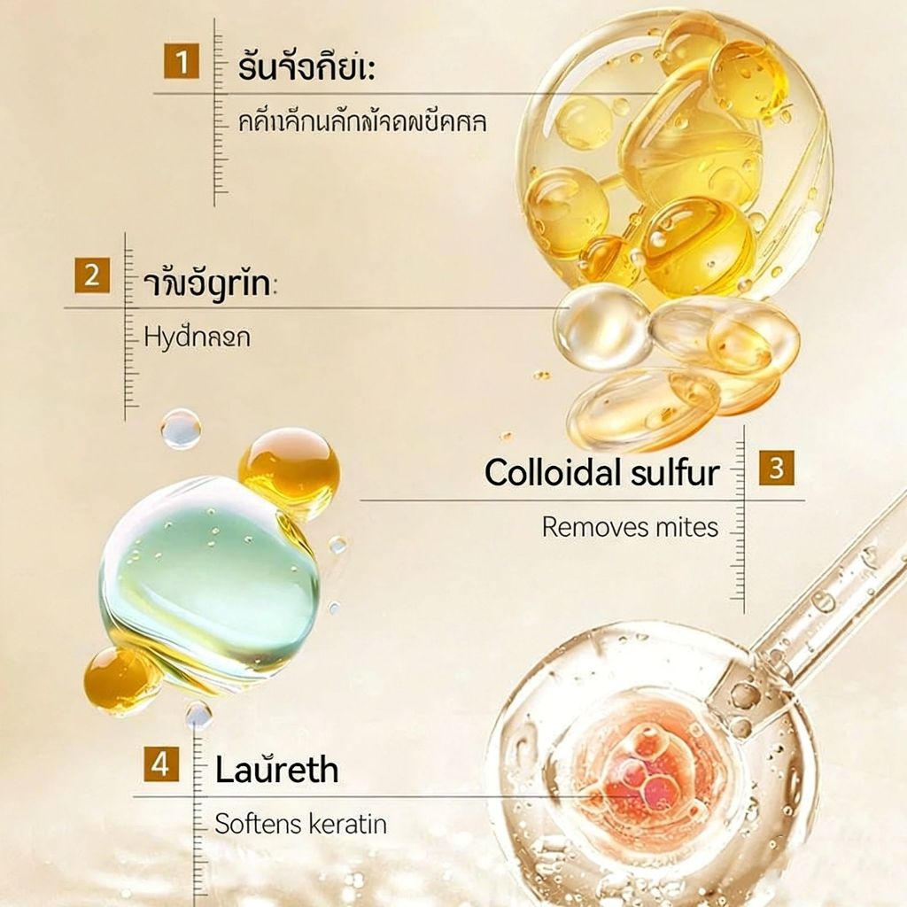 เจลอาบน้ำ 3 ใน 1 (อาบน้ำ/ล้างหน้า/ล้างผม) เจลอาบน้ำหอม รักษาสิวหลัง หมักศีรษะ และอาการคัน ขจัดฝ้า ให้ผิวขาวกระจ่างใส - รูปที่ 7