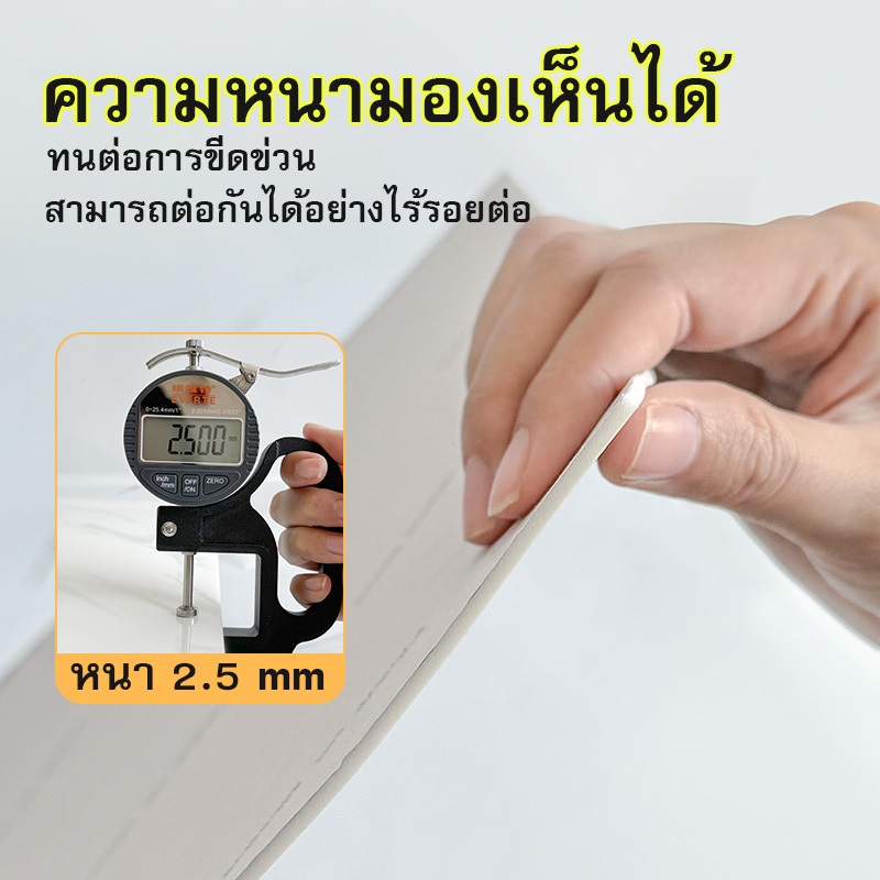 กระเบื้องยาง 36PCS กระเบื้องยางลายหินอ่อน  30×30cm กระเบื้อยางลายไม้ ปูพื้นห้องนอน กระเบื้องลายหินอ่อน ราคา ถูกที่สุด ดีลบีเคเค แกลเลอรีภาพที่ 4