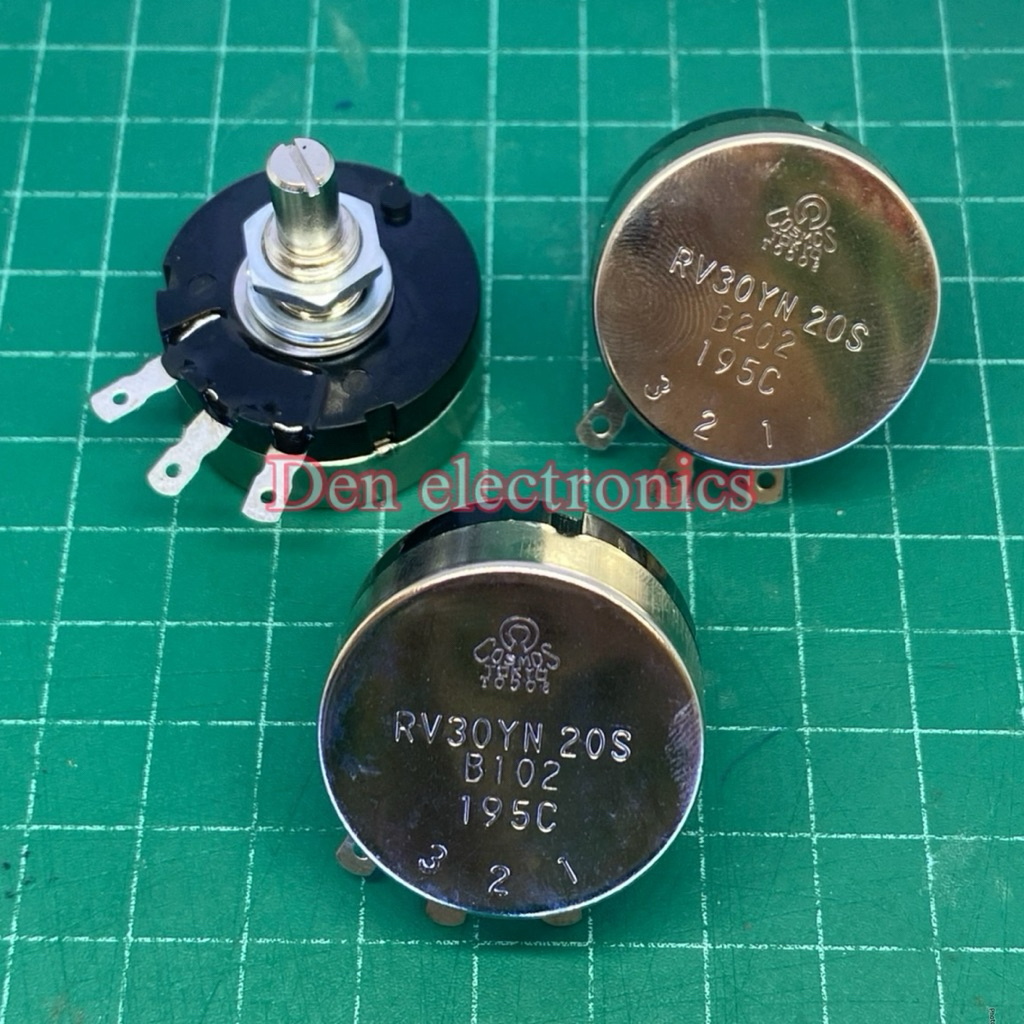 VR วอลลุ่ม RV30YN20S มี 1K,2K,3K,5K,10K,20K,30K,50K,100K,200K,250k,300K,500K,1M,100ohm,200ohm,500ohm