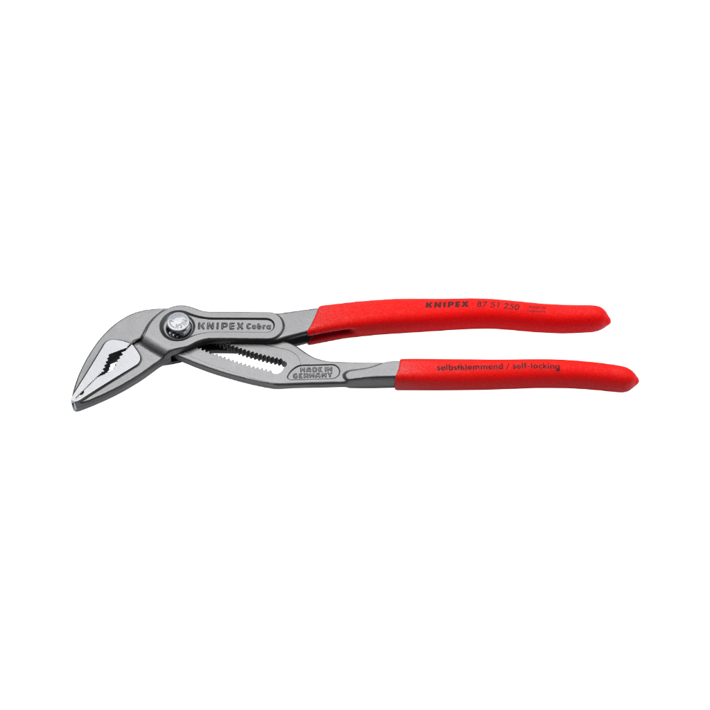 KNIPEX Cobra ES Water Pump Pliers extra-slim 250 mm คีมคอม้าปากเรียวเล็ก 250 มม. รุ่น 8751250