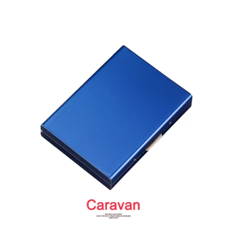 Caravan Crew Card Holder กระเป๋าใส่บัตร ที่ใส่บัตร 6 ช่อง กล่องสแตนเลส ใส่บัตรเครติต