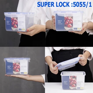 Superlock ใบใหญ่ กล่องถนอมอาหาร ฝาล็อคสุญญากาศ ซุปเปอร์ล็อค ตะแกรง รุ่น 5058 5057 5056 5055 6117 6118 6139