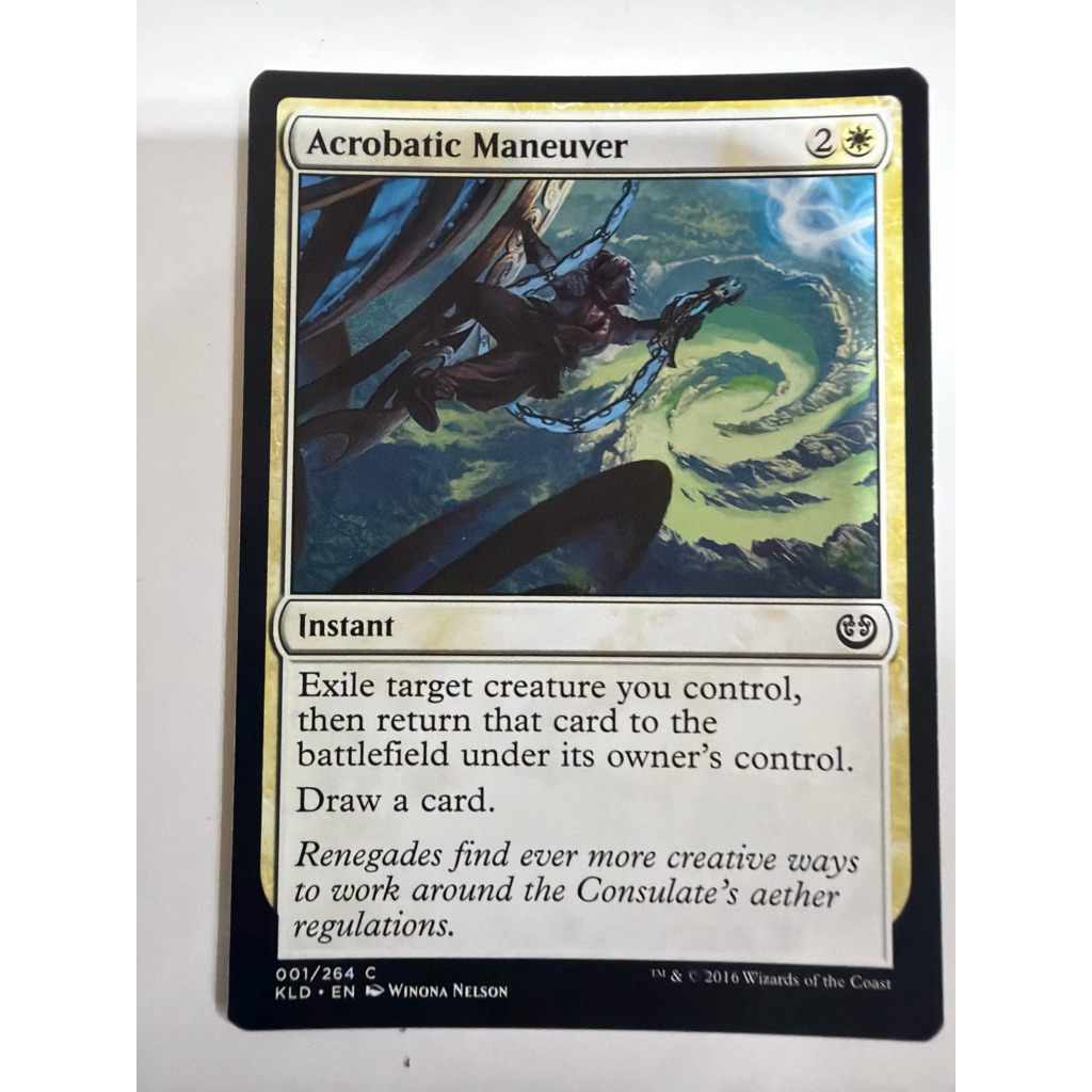 Kaladesh: Acrobatic Maneuver ของแท้พร้อมส่ง MTG Magic the gathering card game