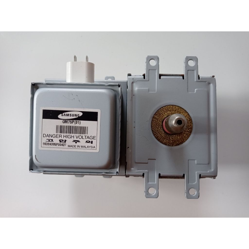 แมกนีตรอนไมโครเวฟ sumsung เบอร์ OM75P(31)   มือสองของแท้ถอดจากเครื่อง
