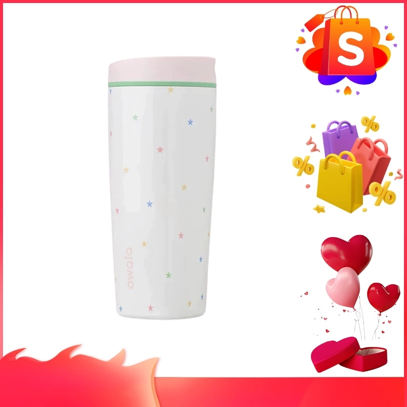 （ของแท้ 100 %）Owala smoothsip slider 20oz give me the tea  แก้วน้ำ กระติกน้ำเย็น