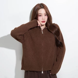 CO1110 | Cozy Zip 2 way Collar Knit
