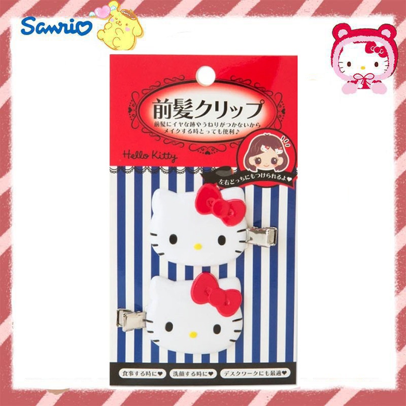(แท้ )กิ๊บSanrio Hair Clip กิ๊บซานริโอ้ รุ่นเพชร กิ๊บไอดอล กิ๊บติดผม kitty kuromi