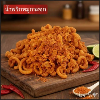 น้ำพริกหมูกระจก by นิชา ขนาด 500 กรัม