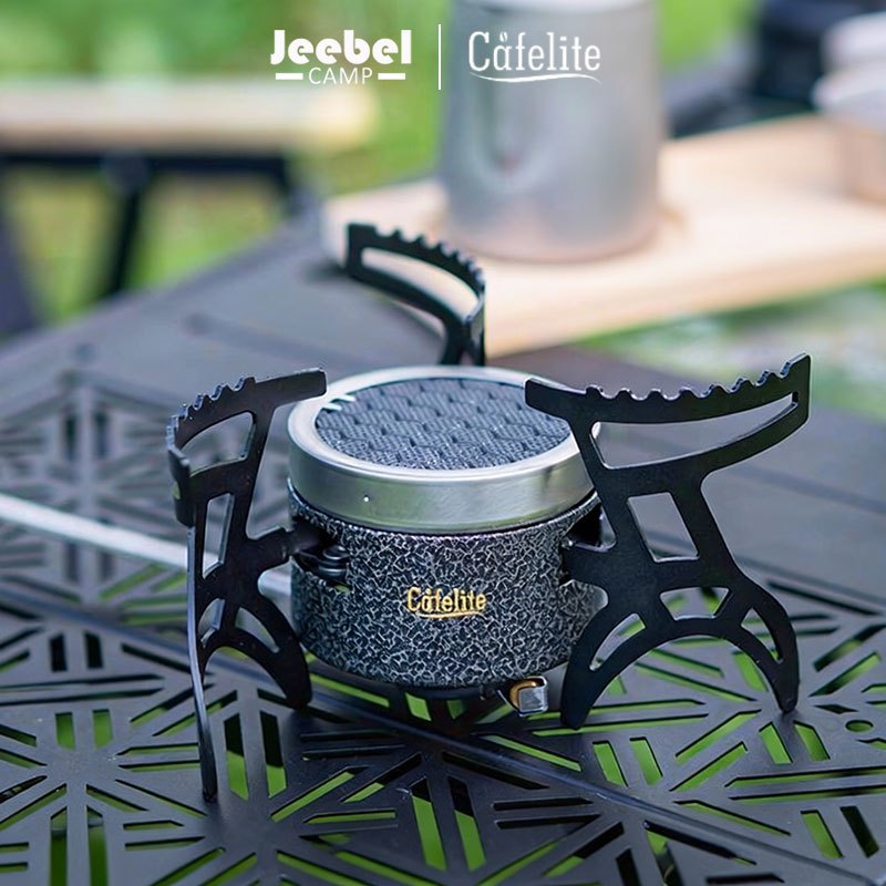 เตาแก๊สแคมป์ปิ้ง 4200W พับได้ เตาแก๊สพกพา ไฟแรง อินฟราเรด+ไฟตรง สำหรับเดินป่า แคมป์ปิ้ง