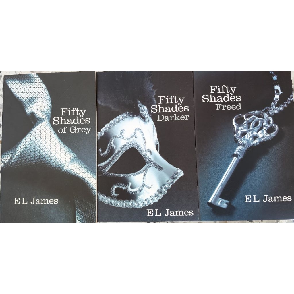 Fifty Shades of Grey + Fifty Shades Darker + Fifty Shades Freed ขายเหมา 3 เล่ม EL James