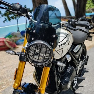 ชิวหน้าตรงรุ่น Triumph Speed 400 ขนาดความสูง 20 - 25 ซม. [WS…