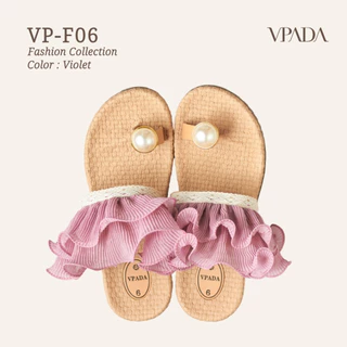 Vpada_sandals_VP-F06 Fashion Collection รองเท้าแตะชายหาดแบน รองเท้าแตะแฟชั่น