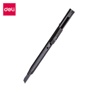 Deli มีดคัตเตอร์ คัตเตอร์ ที่ตัดกระดาษ มีดกรีดกระดาษ อเนกประสงค์ 9 มม Cutter