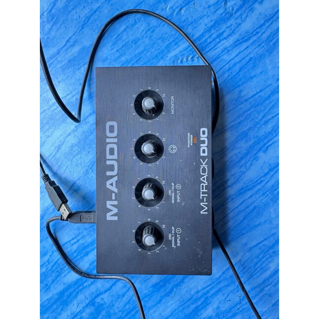 M Audio M-Track Duo มือสอง สภาพดี ขายเพราะไม่ได้ใช้แล้ว