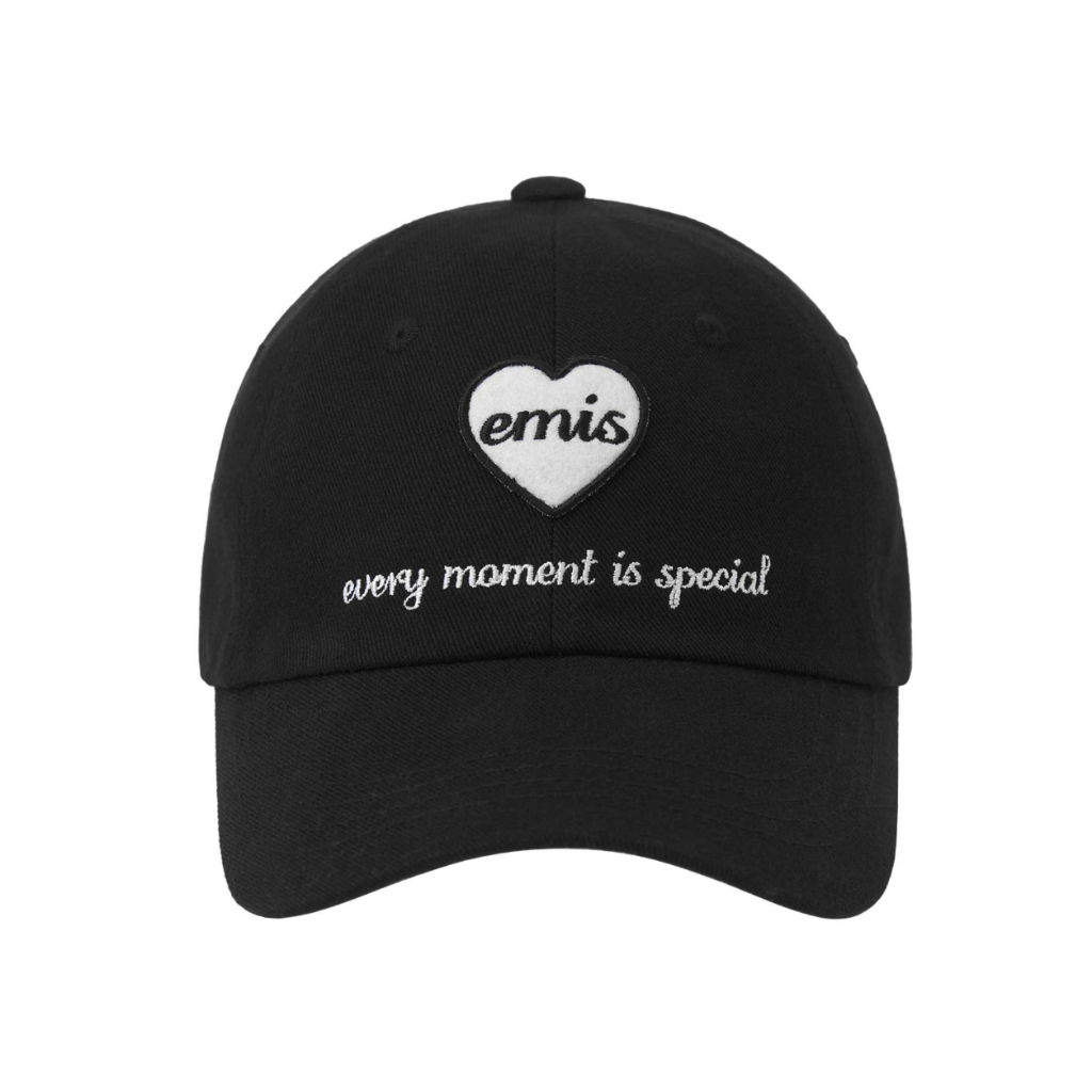 หมวก emis แท้ HEART WAPPEN BALL CAP หมวกเกาหลี/ที่บังแดด/หมวกกันแดด - รูปที่ 5