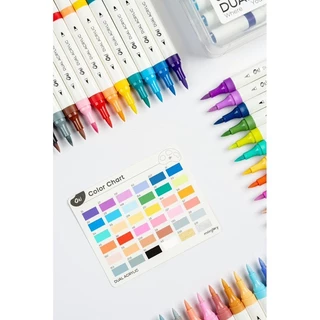 ปากกา พู่กันอะคริลิค ORI (โอริ) 2 หัวในด้ามเดียว Acrylic Brush (ราคาต่อ 1 กล่อง)