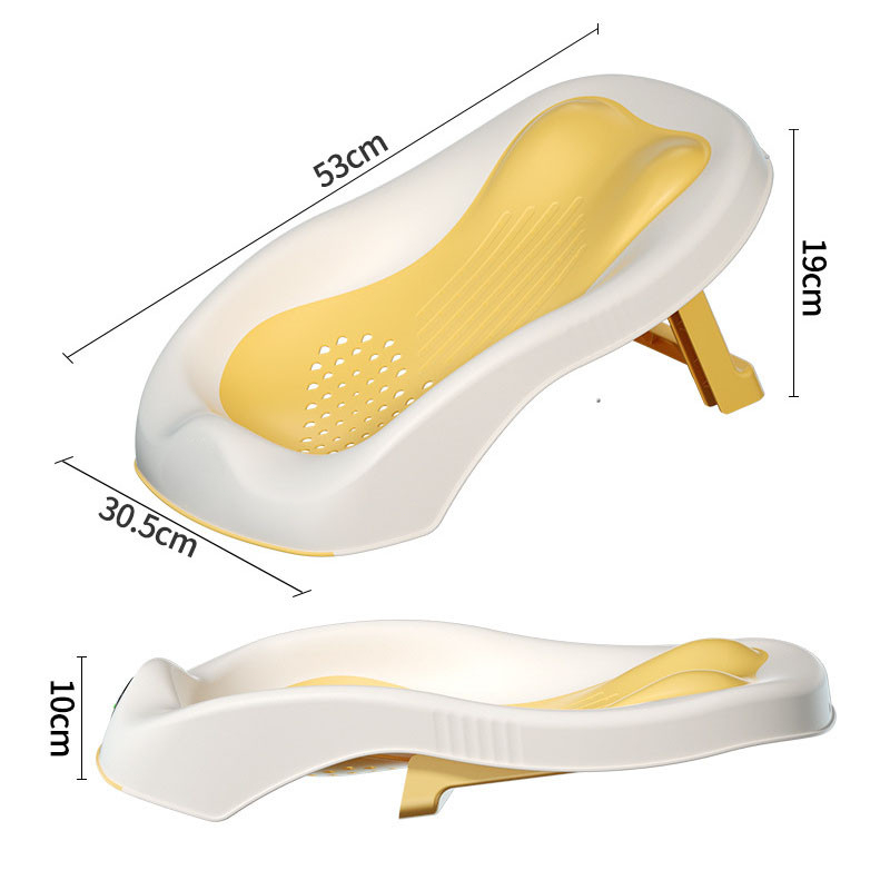 พร้อมส่ง ที่รองอาบน้ำเด็กเล็ก เบาะรองอาบน้ำเด็ก พับเก็บได้ ที่รองอาบน้ำ กันลื่น ตาข่ายรองอาบน้ำ