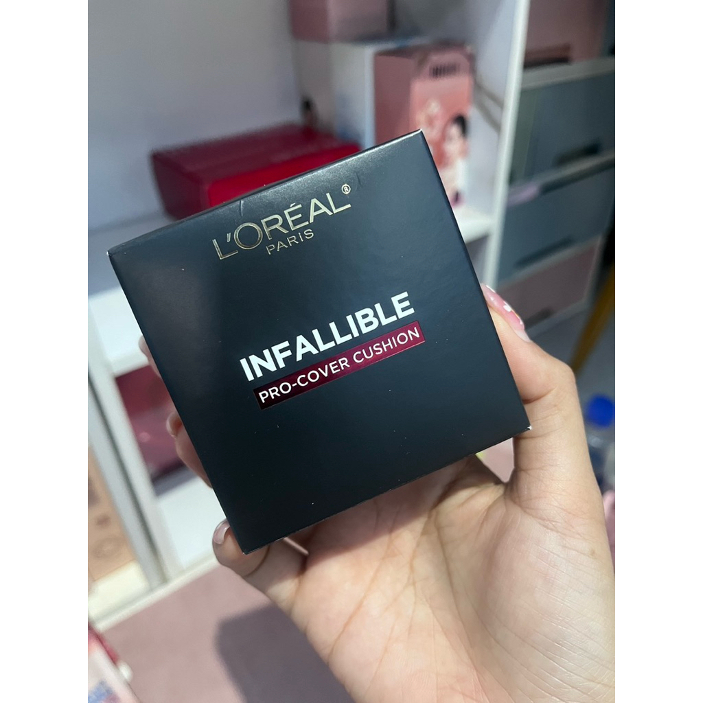 คุชชั่น L’Oréal Paris Infallible Pro-Cover 14g ปกปิดขั้นสูง ติดทนนาน ดูผิวสวยแมทตลอดวัน