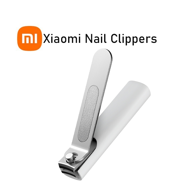 Xiaomi Nail Clipper กรรไกรตัดเล็บสแตนเลสสตีลแบบพกพาป้องกันน้ำกระเด็น สำหรับเล็บมือและเล็บเท้าเพื่