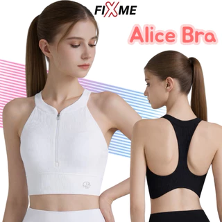 Alice สปอร์ตบรา ผ้าร่อง โยคะ พิลาทิส
