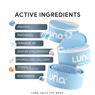 ลูน่าเจลลี่อายมาส์ก LUNA JELLY EYE MASK 30 pairs (แผ่นแปะตาไฮโดรเจล)