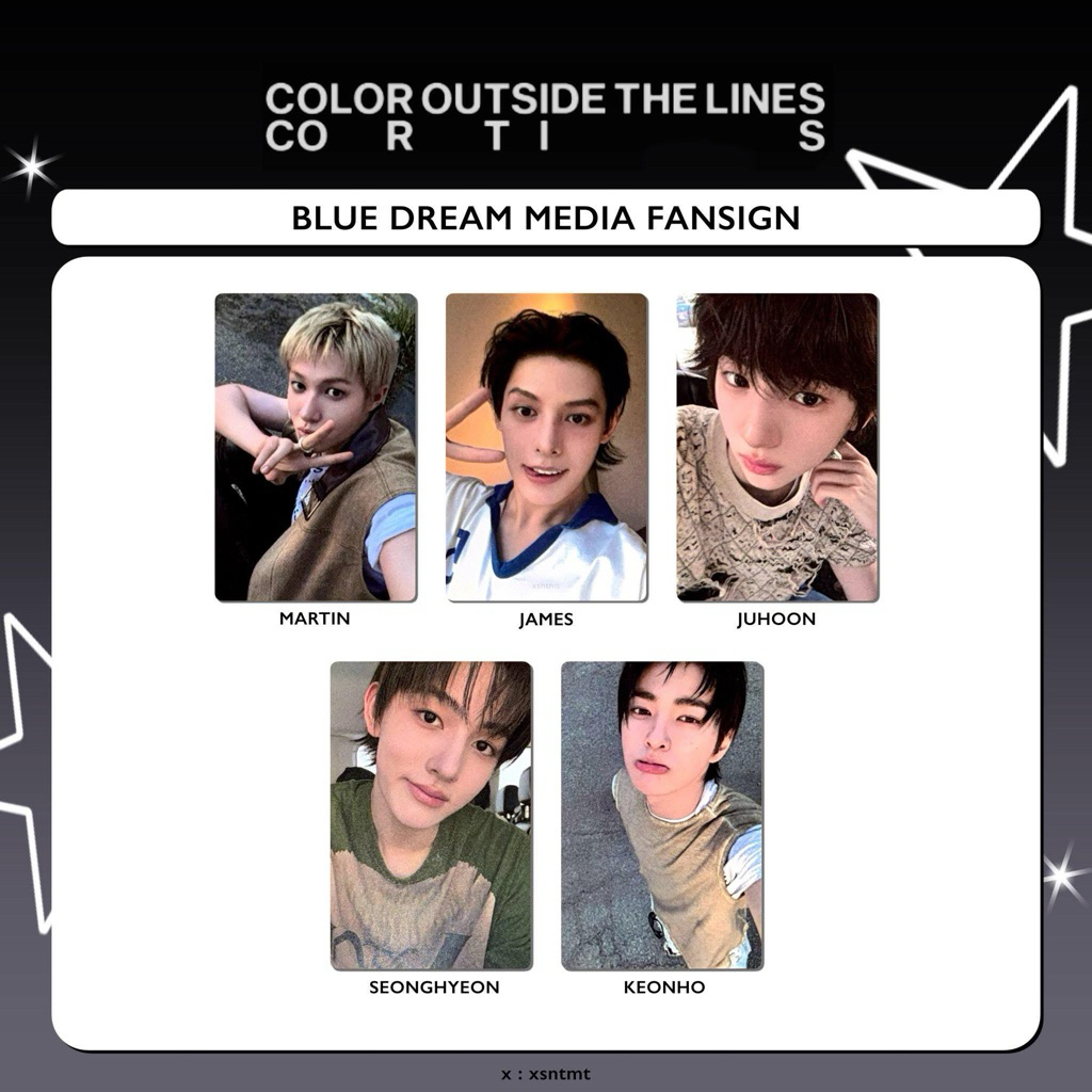 การ์ด BDM CORTIS แท้ 100%