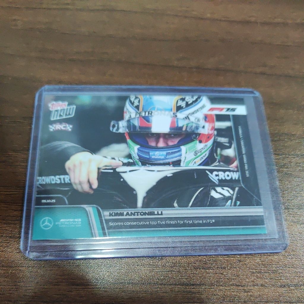 การ์ด f1 topps now kimi antonelli