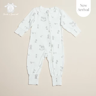 Snow Owl Romper ชุดรอมเปอร์แบบซิป 6 - 12 เดือน Zip 2 WAY (คละแบบคละลายคละคอลเล็คชั่น)