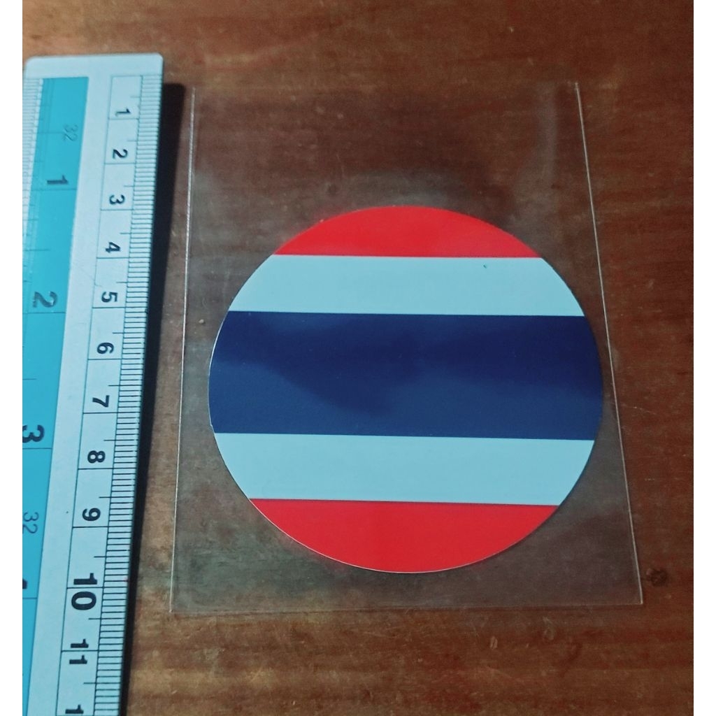 sticker ธงชาติไทย เคลือบ UV กันแดด
sticker PVC Thai Flag

