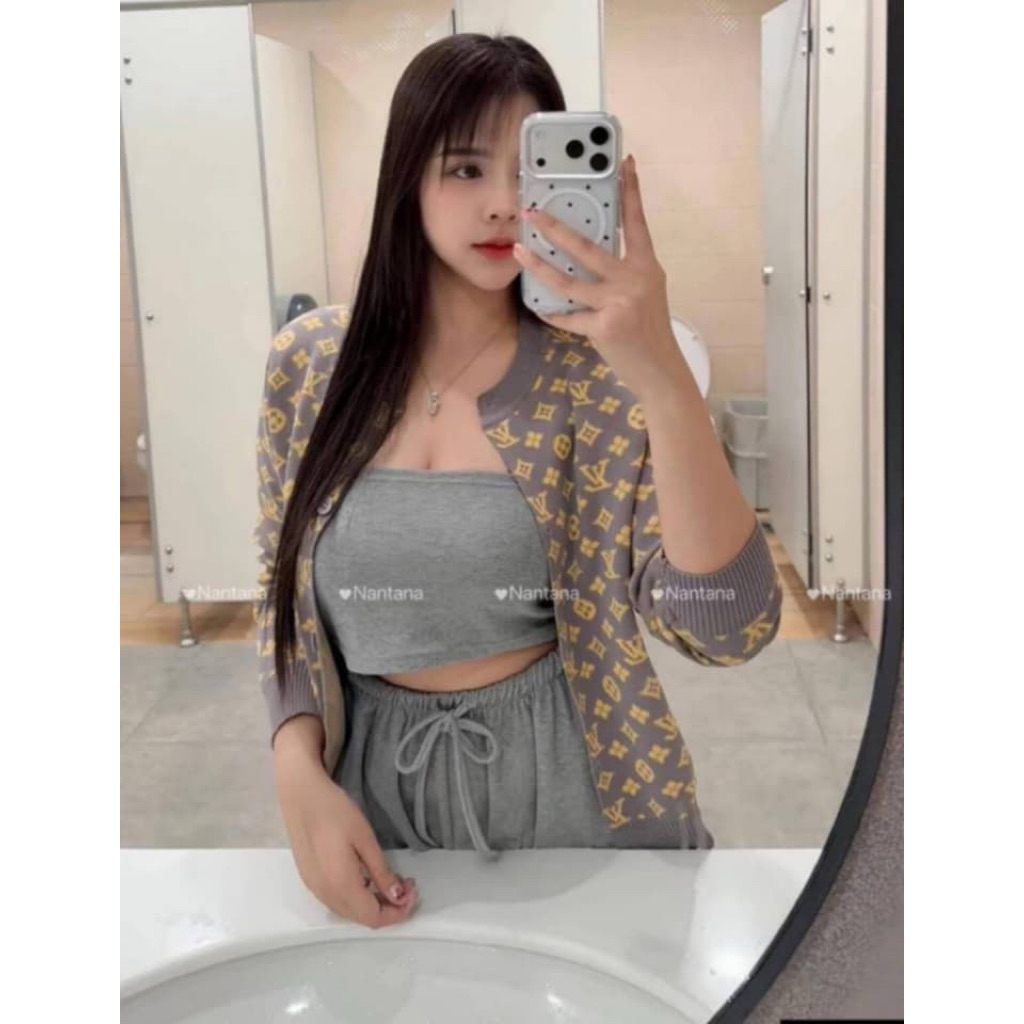 เสื้อไหมพรม พิมพ์ลาย