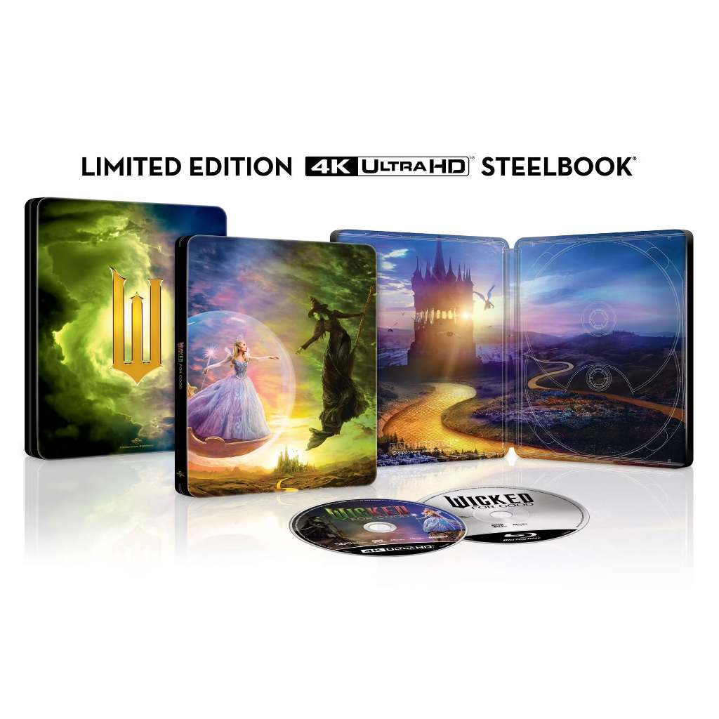 [กรุณาสอบถามก่อนสั่งซื้อ] Wicked: For Good (ภาค2 / 4K Ultra HD + Blu-ray + Digital) แท้