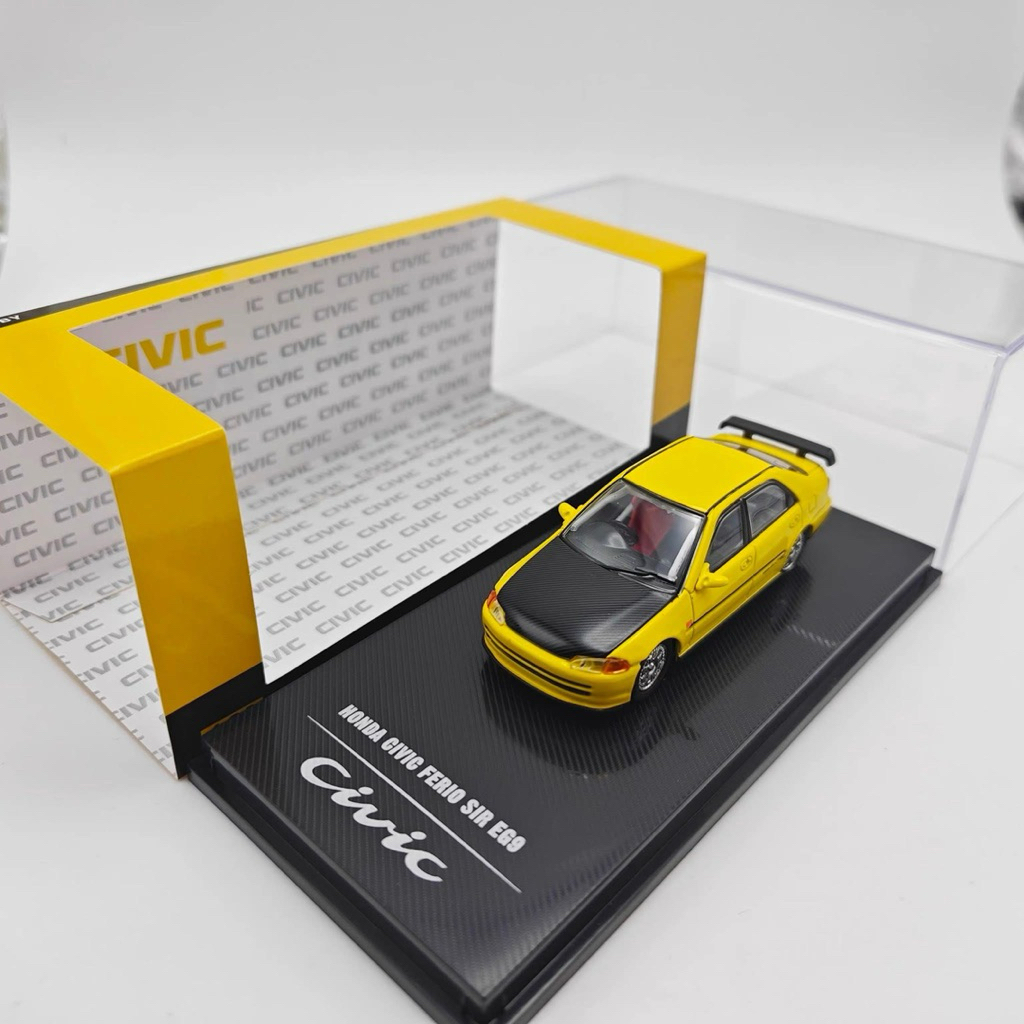 【Pre-Order】HOBBY 1:64 – Honda Civic Ferio SiR EG9 🟡🖤