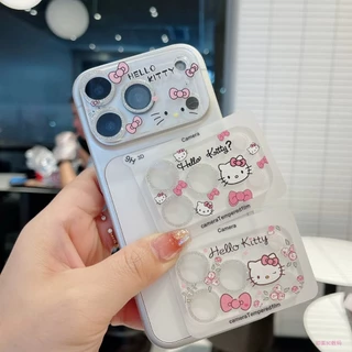 ฟิล์มเลนส์ การ์ตูน น่ารัก ติดง่าย Camera Flash Film Diamond Tempered Glass, Anti-scratch Lens IPHONE 16 17 POR MAX N202