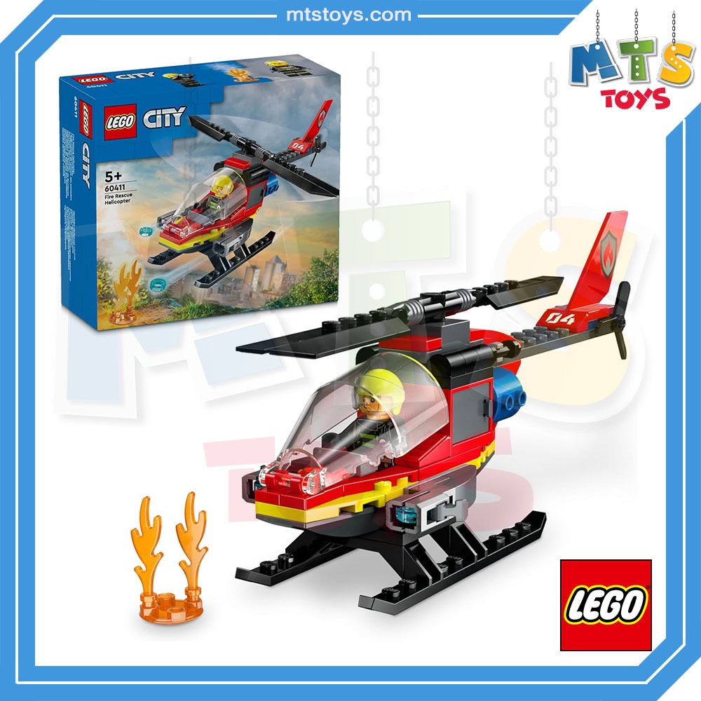 **MTS Toys**Lego 60411 City : Fire Rescue Helicopter เลโก้