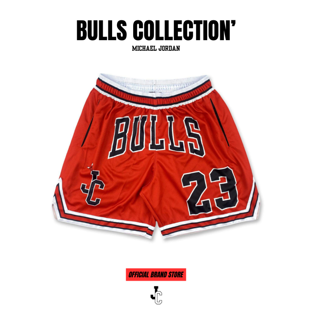 JcooN’ Michael Jordan Bulls Collection Basketball Shorts กางเกงบาสขาสั้น กางเกงบาส NBA