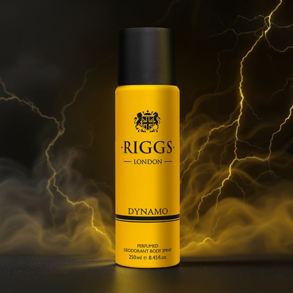 Riggs London Body Spray - Dynamo 250ml / ริกส์ ลอนดอน บอดี้ สเปรย์ - ไดนาโม 250 มล.