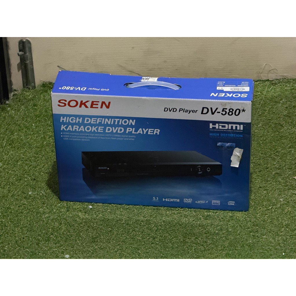 เครื่อง DVD soken DV-580 มือสอง ใช้งานปกติ