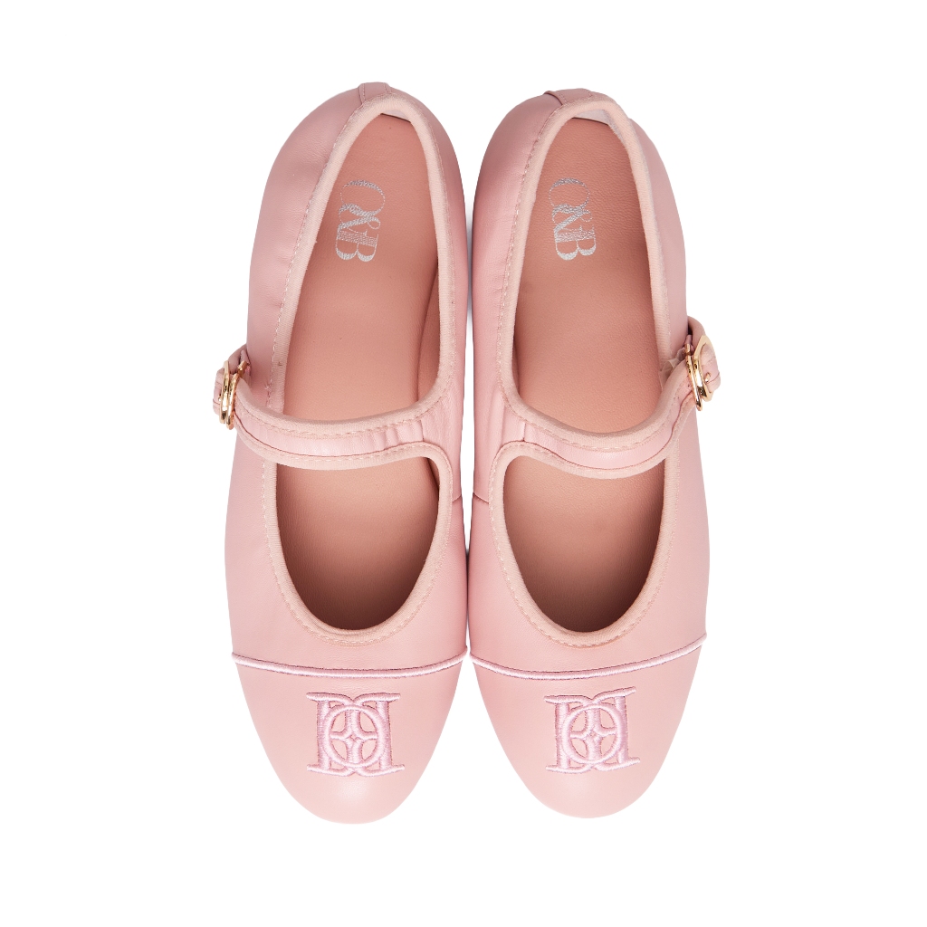 O&B รองเท้าหนังแกะ รุ่น  MARY FLATS IN OANDB PINK-11275SS00229F_H5PIXX