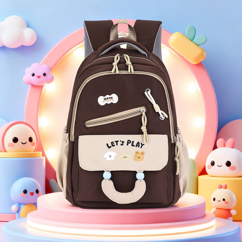 [EA6605] กระเป๋าเป้สะพายหลัง ใบใหญ่ จุของเยอะ สไตล์เกาหลี กระเป๋านักเรียน ใส่ A4/iPad ได้ ทรงสวย พร้อมส่งจากไทย