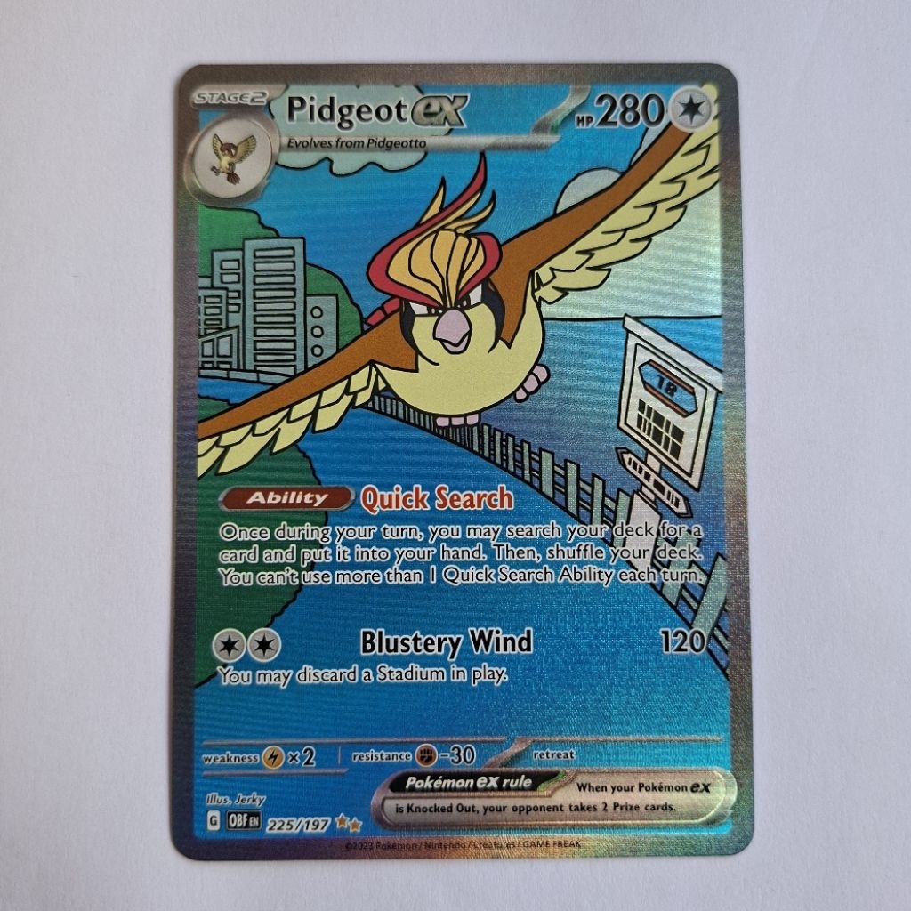 Pidgeot ex #225/197 ☆☆ SV03: Obsidian Flames